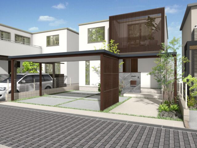 車庫まわり ホームヤードルーフプラン29｜HY29