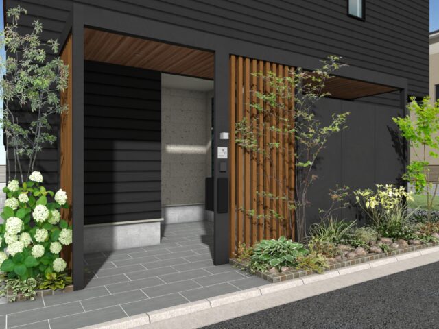 門屋根 ホームヤードルーフプラン18｜HY18