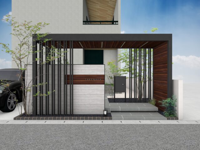 門屋根 ホームヤードルーフプラン30｜HY30