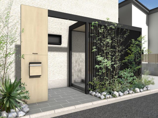 門屋根 ホームヤードルーフプラン37｜HY37