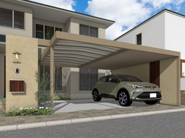 車庫まわり ホームヤードルーフプラン29｜HYP29