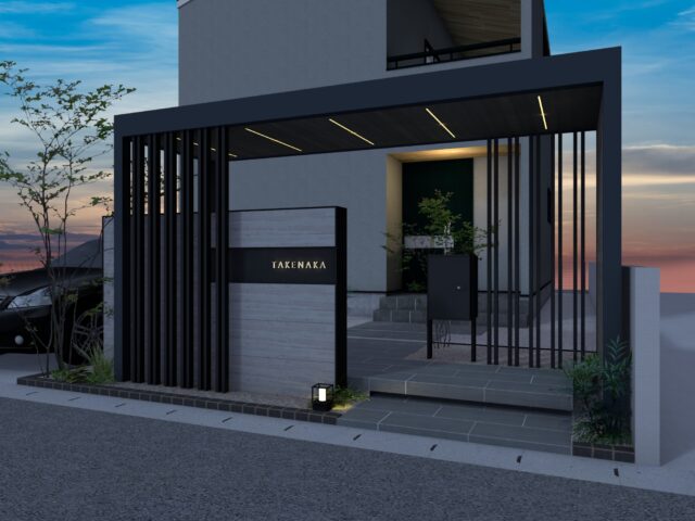 門屋根 ホームヤードルーフプラン30-グレー｜HY30-GR