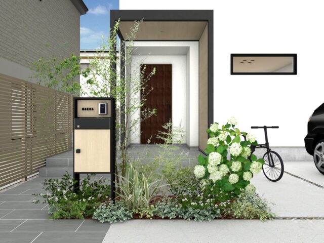 門屋根 ホームヤードルーフプラン41-ホワイト｜HY41-WH