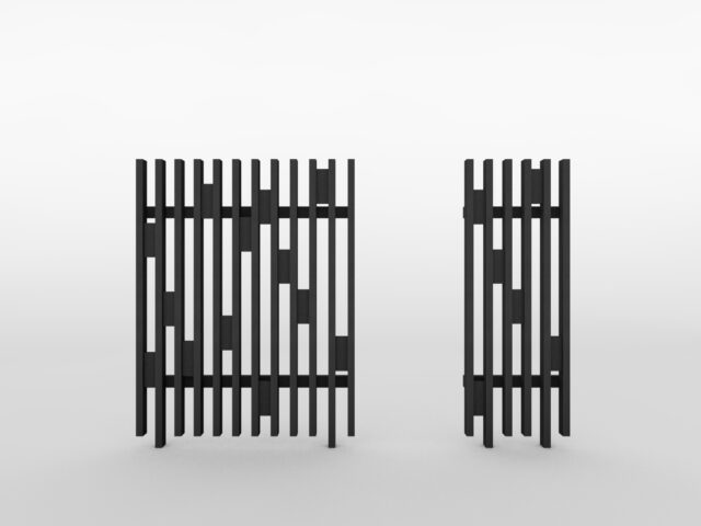 脱着式千本格子足付ユニット バロック