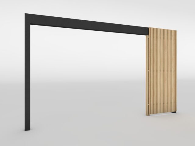 ホームヤードルーフシステム 外付け縦貼りユニット 40×12縦板